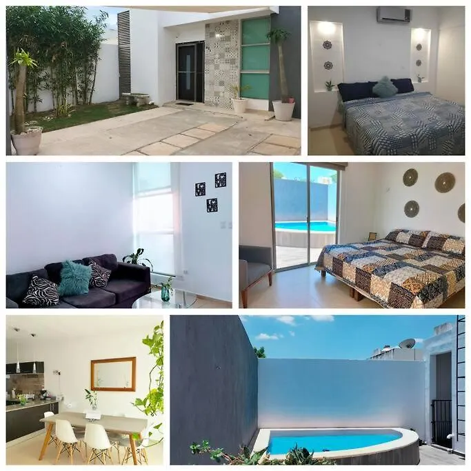 Vila Casa Bambu Mérida Mexiko